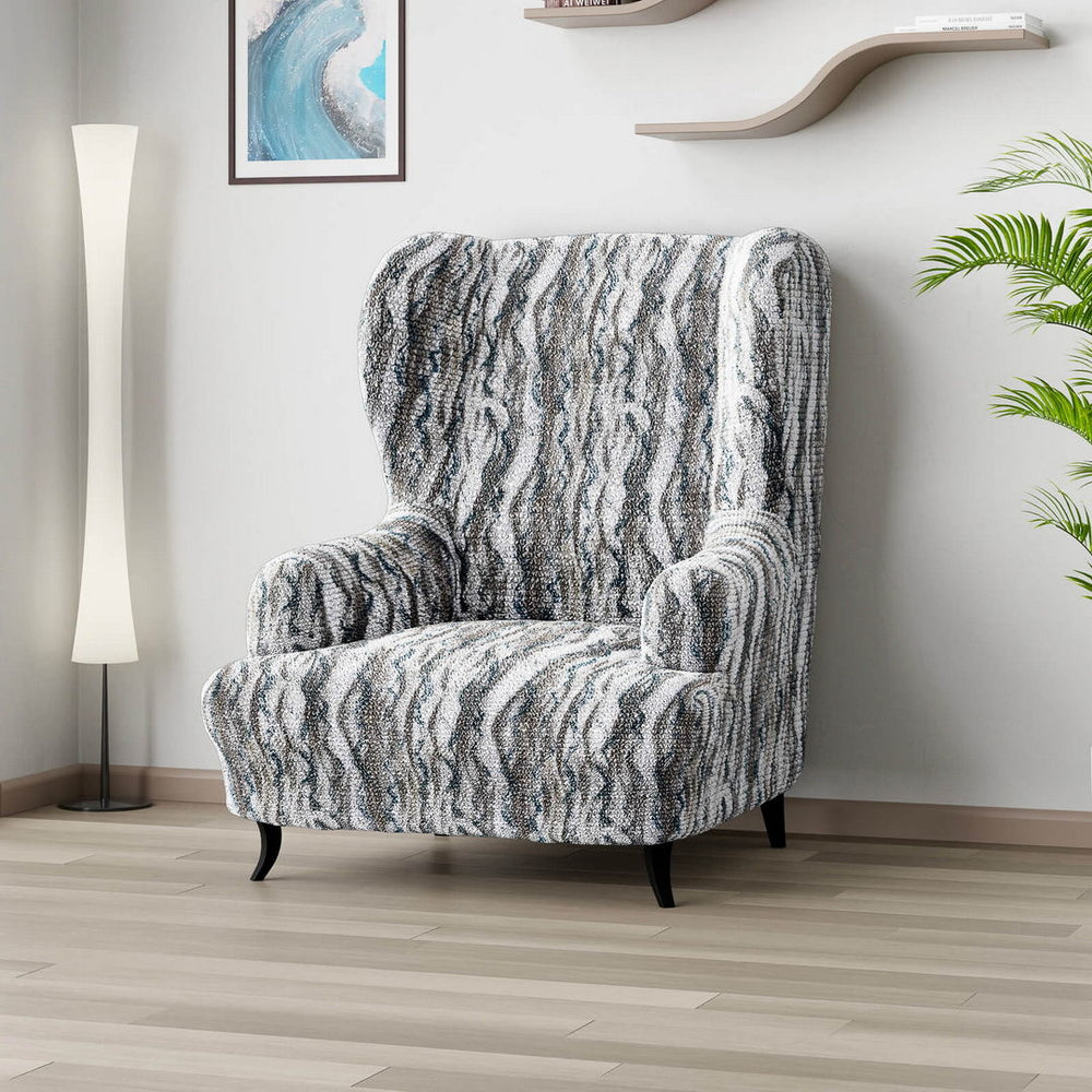 Printed Microfibra - Funda Sitial Marble