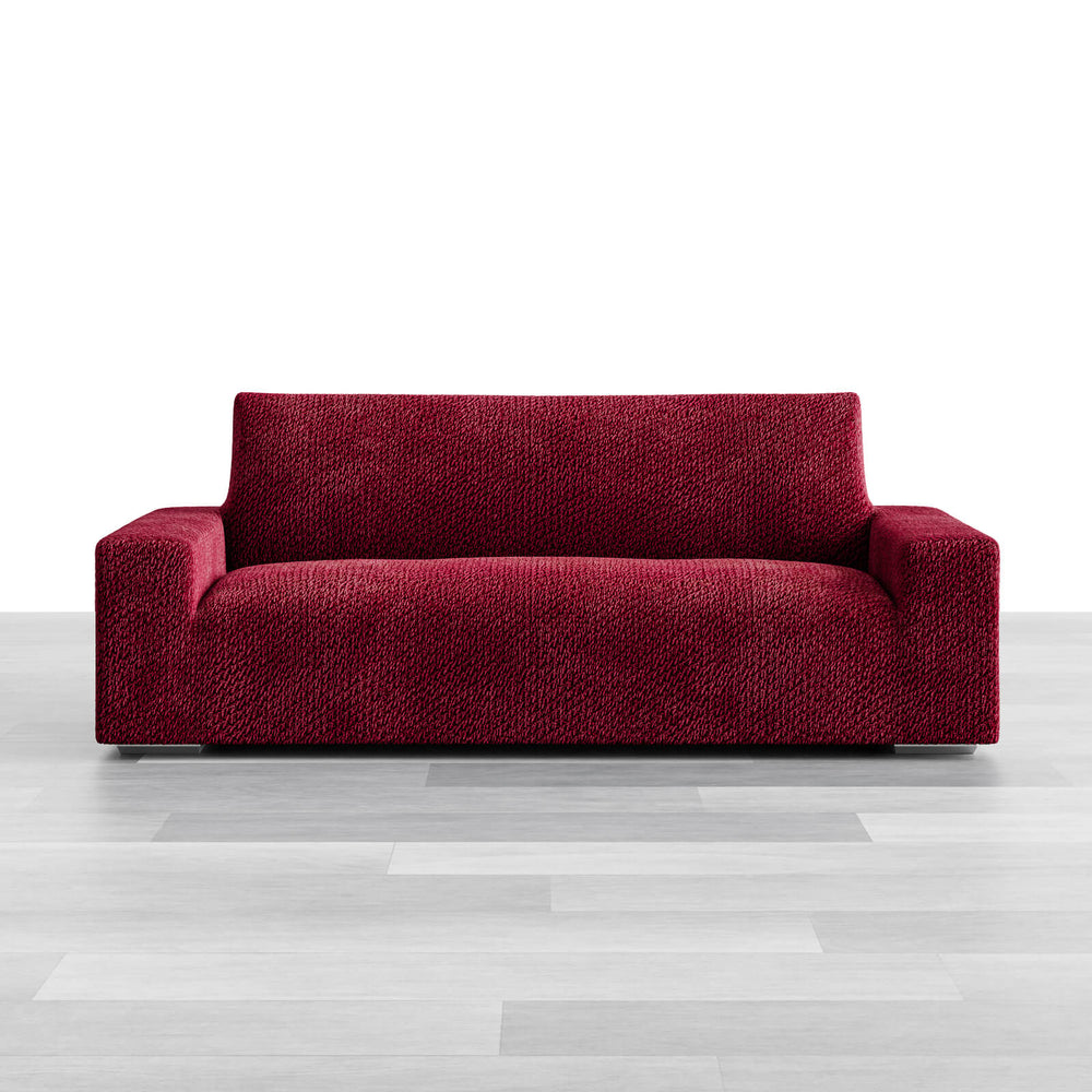 Velvet - Funda Sofa 3 cuerpos Bordeaux