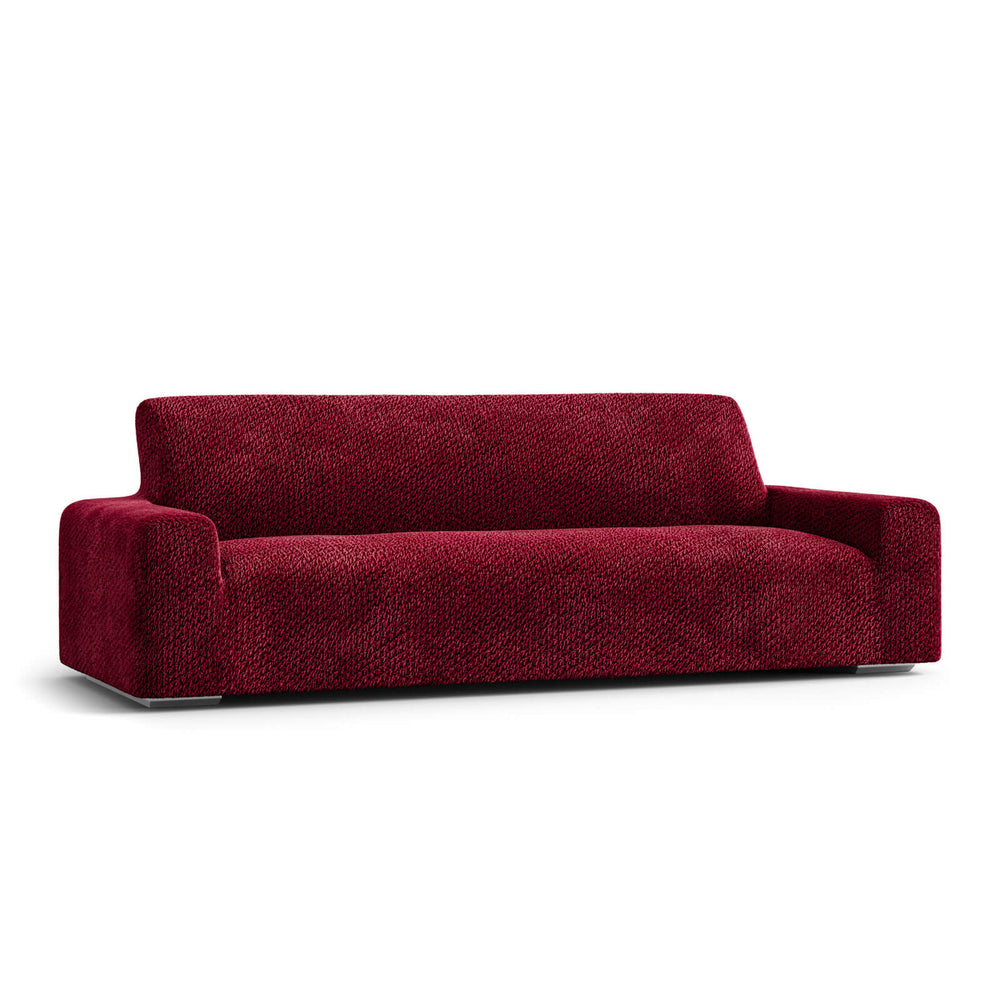 Velvet - Funda Sofa 4 cuerpos Bordeaux