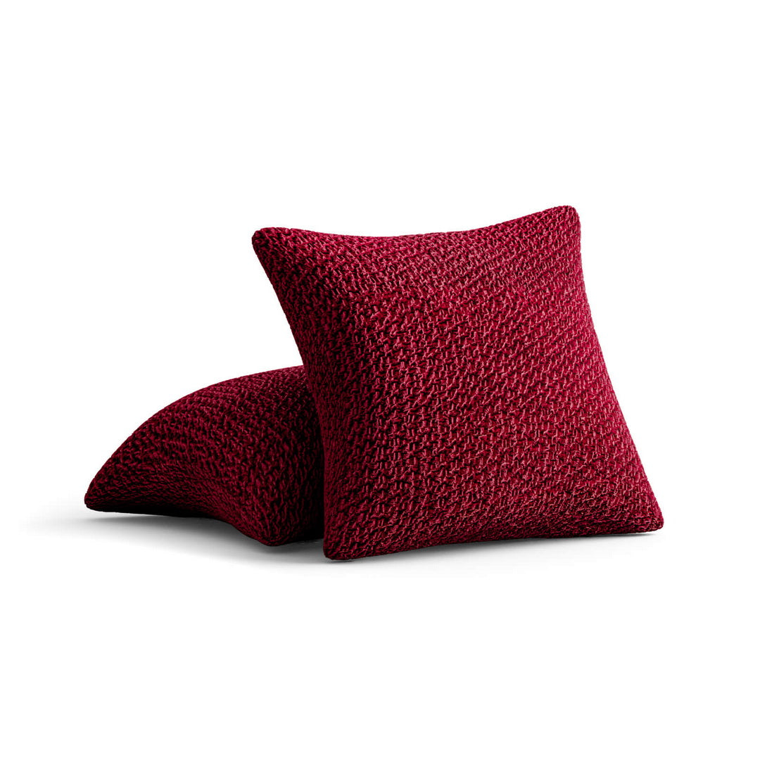 Velvet - 2 Fundas Cojines Bordeaux