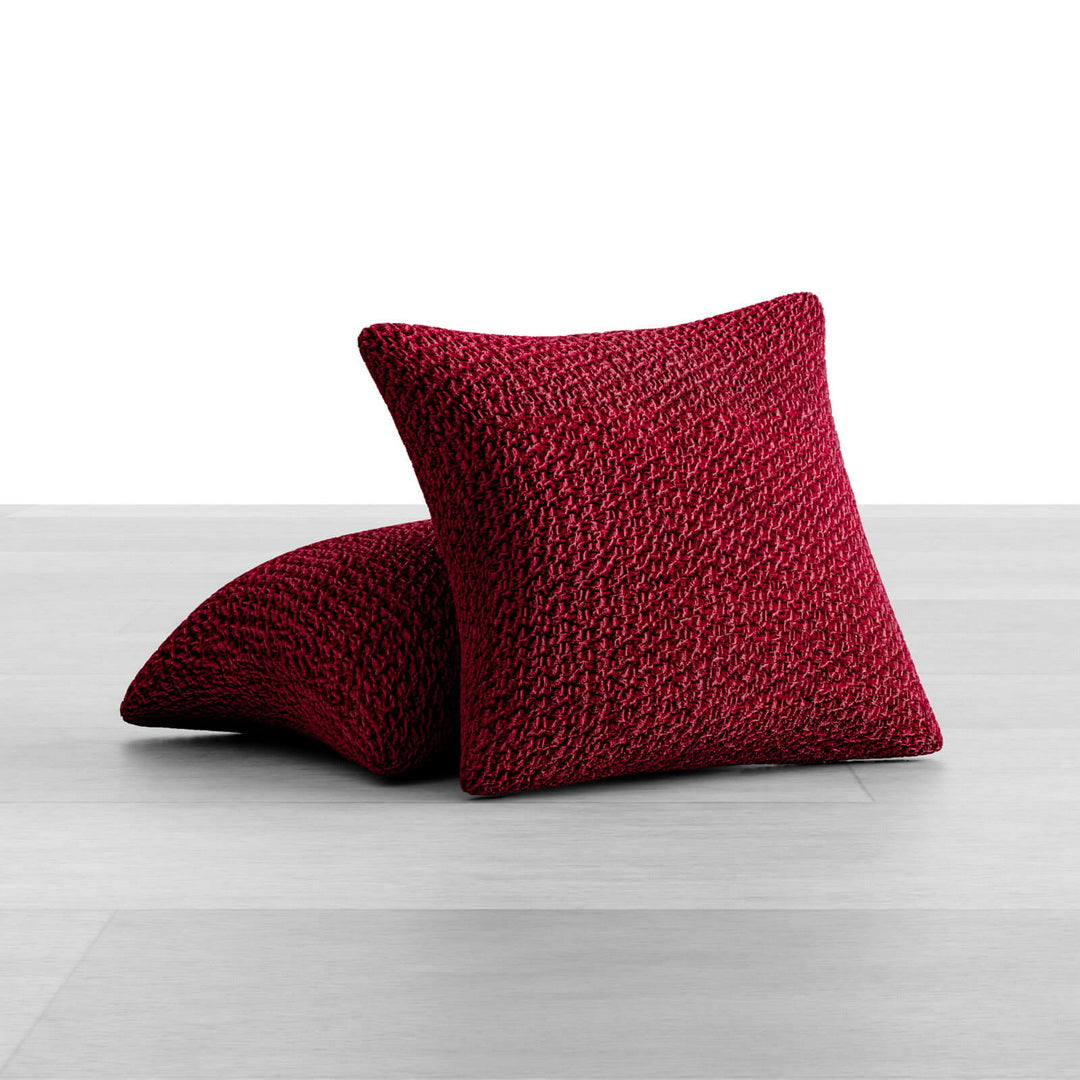 Velvet - 2 Fundas Cojines Bordeaux