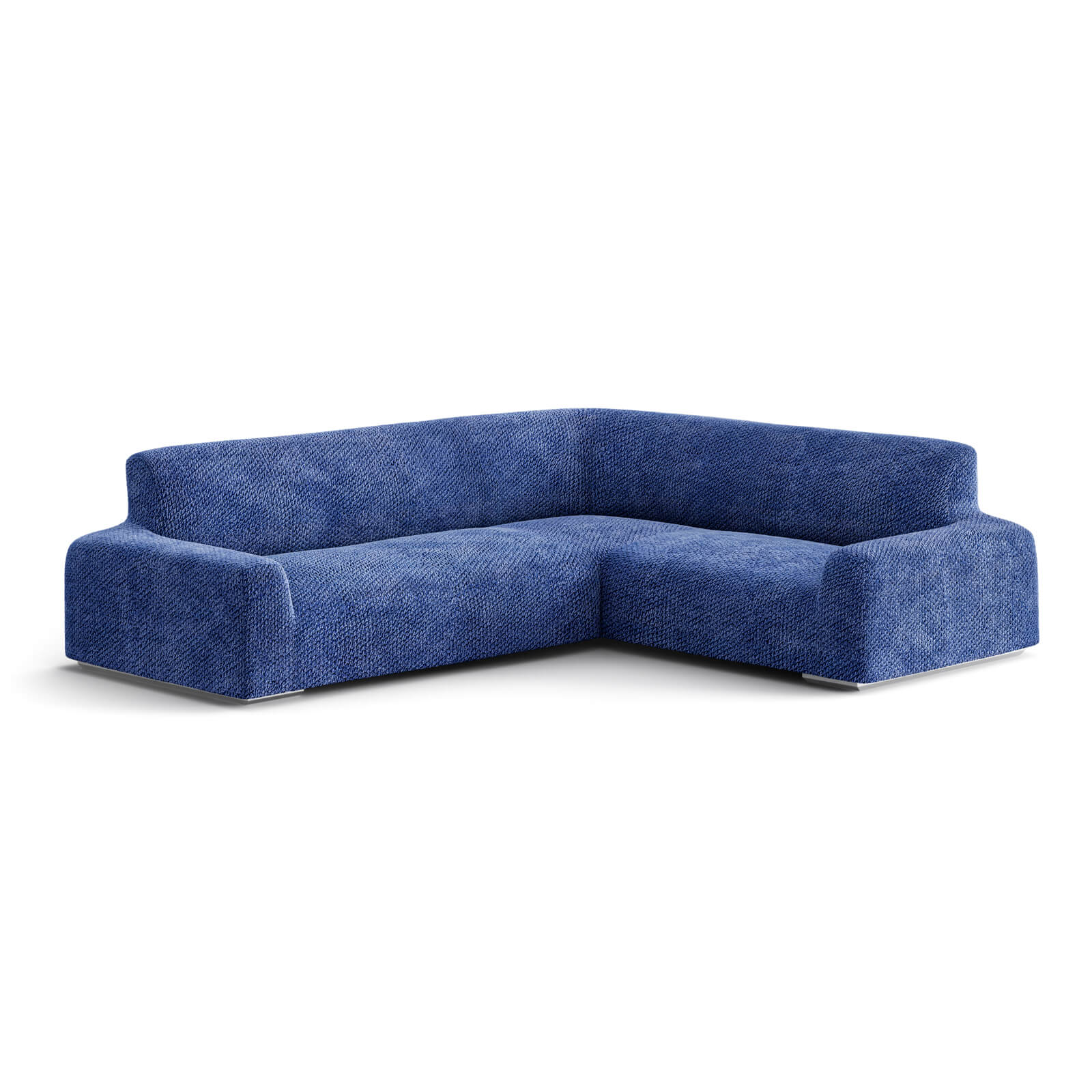 Velvet Funda Sofa Esquinero Blue Eurofunda