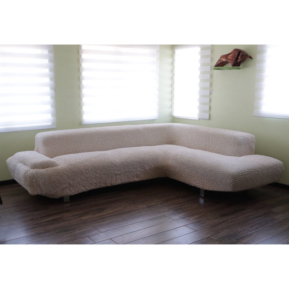 Microfibra - Funda Sofa Esquinero Vanilla