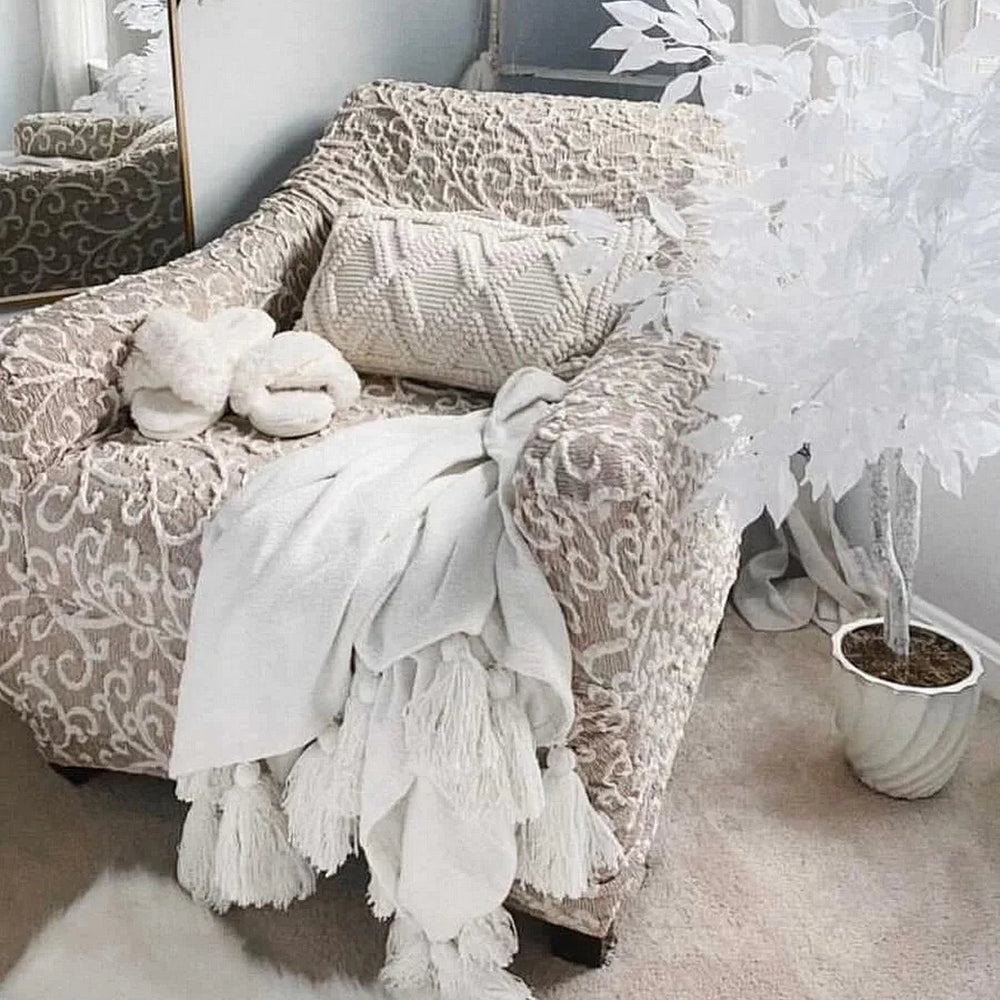 Jacquard 3D - Funda Sillon Arabesco