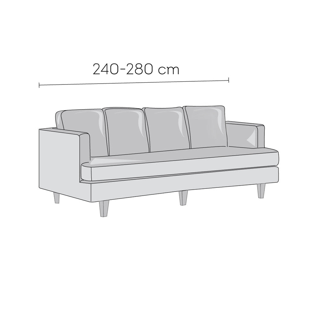 Printed Microfibra - Funda Sofa 4 cuerpos Stracciatella