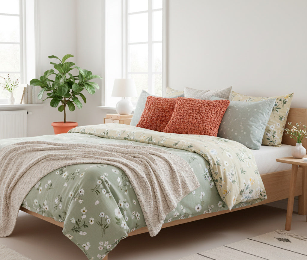 ✨ Dormitorio en Armonía: Cómo Crear un Espacio Inspirador con Textiles y Detalles que Enamoran