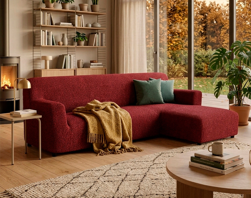 El burdeo: el tono que transforma un living en un espacio elegante y acogedor