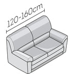 Algodon Organico - Funda Sofa 2 cuerpos Menta