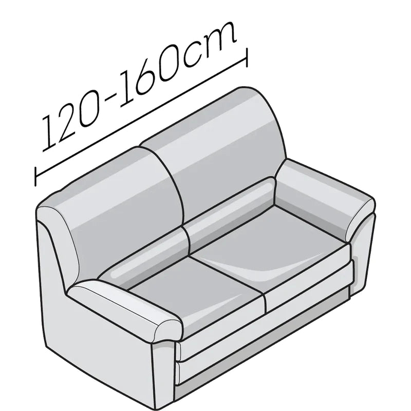 Algodon Organico - Funda Sofa 2 cuerpos Capuccino