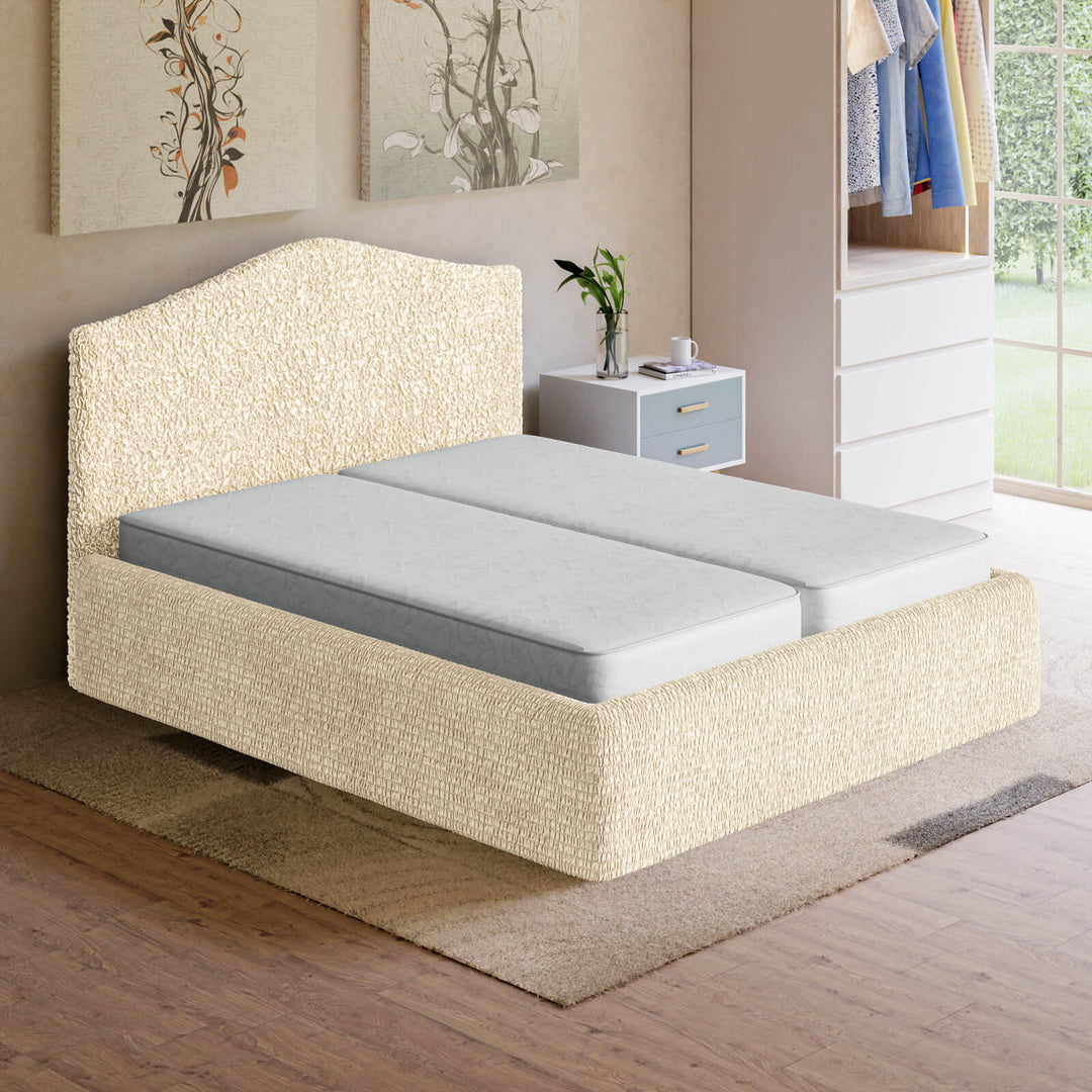 Algodon Organico - Funda Cama 2 Plazas Vanilla