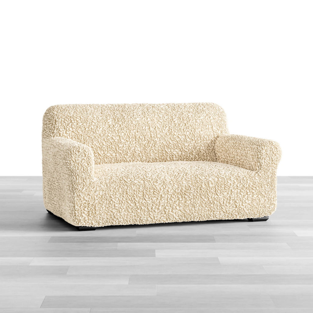 Algodon Organico - Funda Sofa 2 cuerpos Vanilla