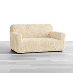 Algodon Organico - Funda Sofa 2 cuerpos Vanilla