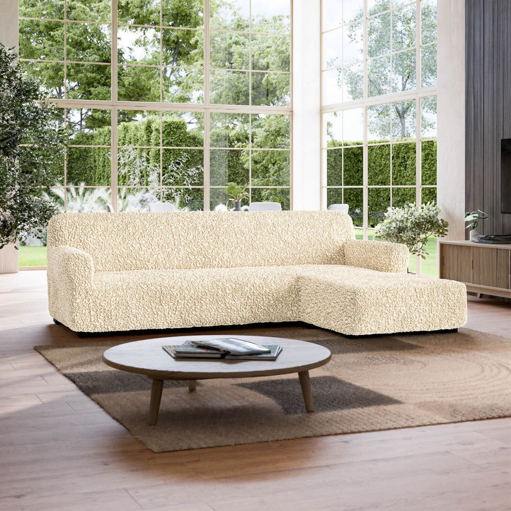 Algodon Organico - Funda Sofa L Derecho Vanilla