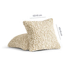 Algodon Organico - 2 Fundas Cojines Vanilla