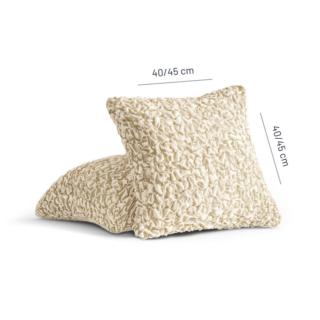 Algodon Organico - 2 Fundas Cojines Vanilla