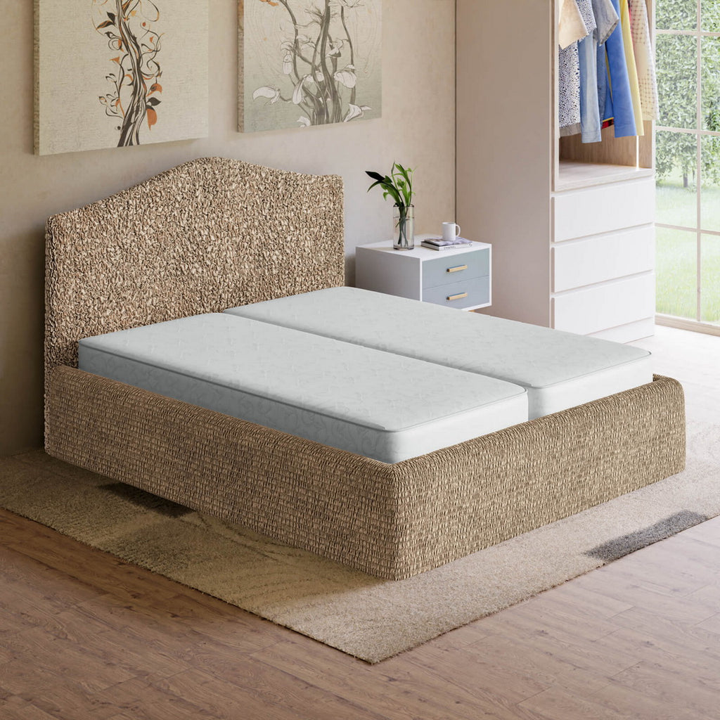 Algodon Organico - Funda Cama 2 Plazas Capuccino