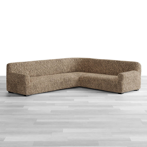 Algodon Organico - Funda Sofa Esquinero Capuccino
