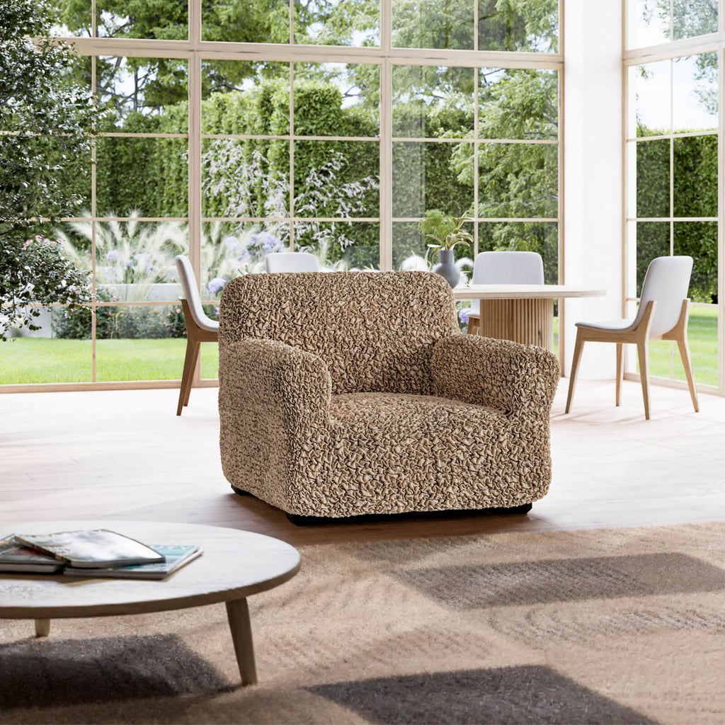 Algodon Organico - Funda Sillon Capuccino