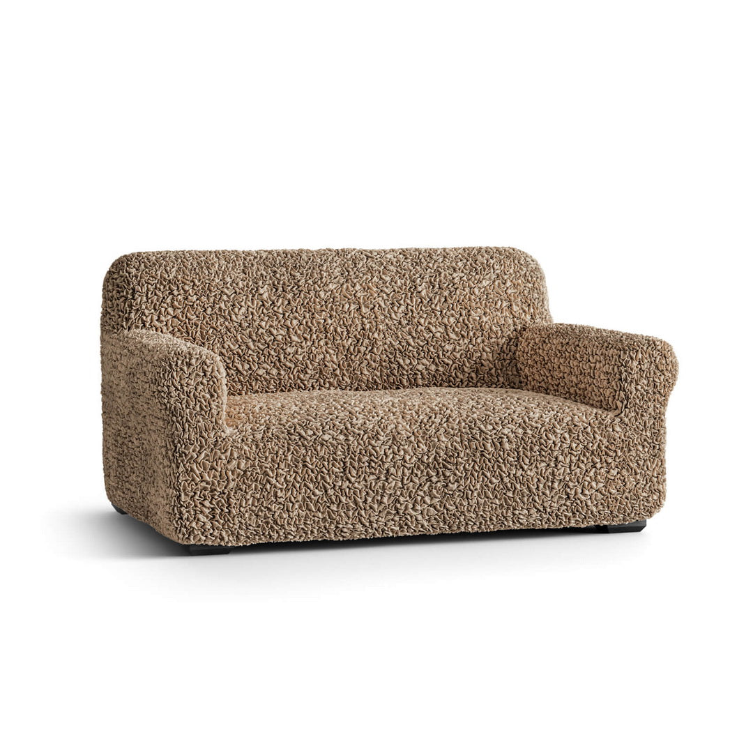 Algodon Organico - Funda Sofa 2 cuerpos Capuccino