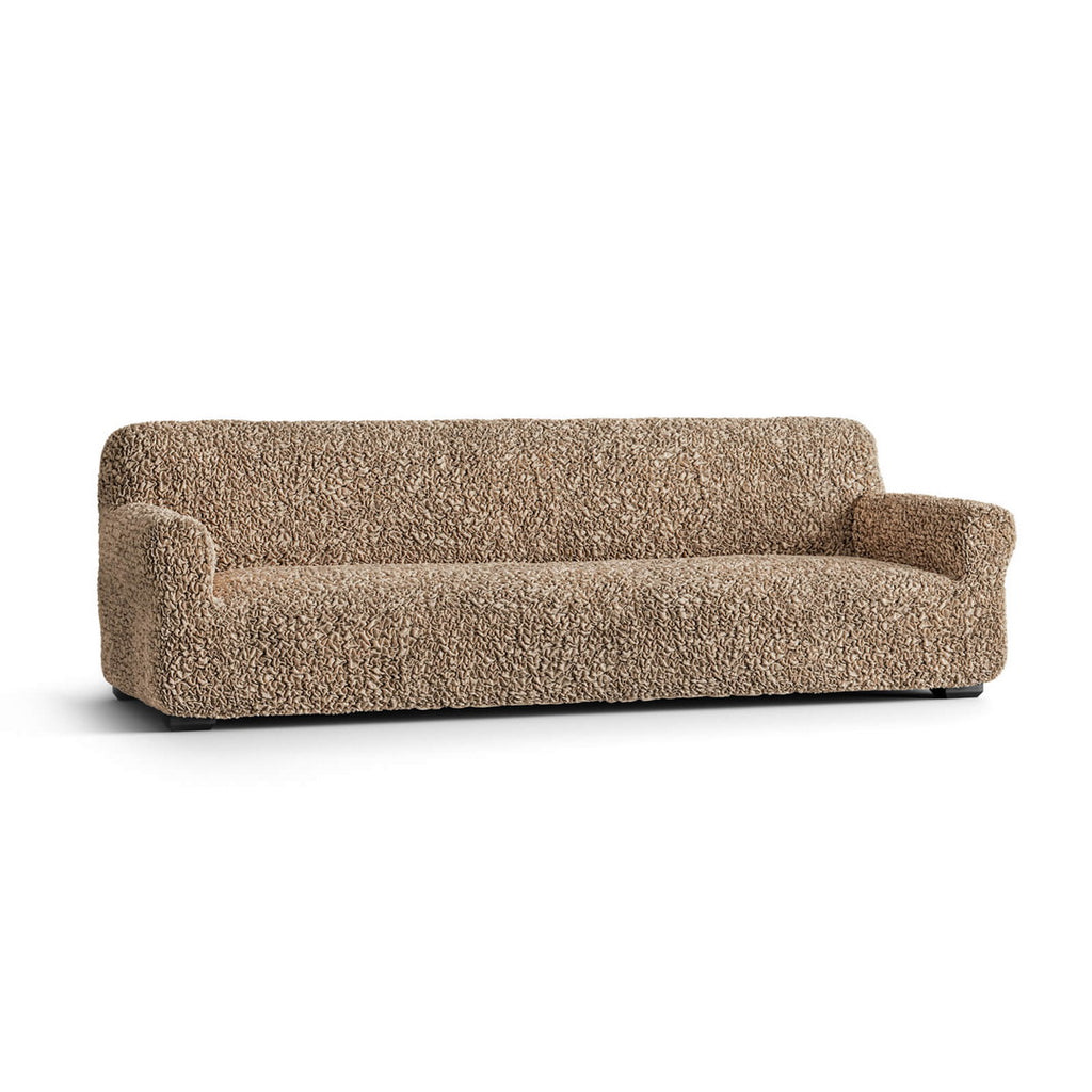 Algodon Organico - Funda Sofa 4 cuerpos Capuccino