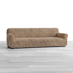 Algodon Organico - Funda Sofa 4 cuerpos Capuccino