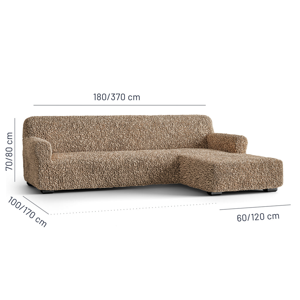Algodon Organico - Funda Sofa L Derecho Capuccino