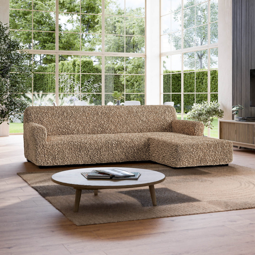 Algodon Organico - Funda Sofa L Derecho Capuccino