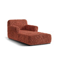 Algodon Organico - Funda Chaise Lounge Terracota