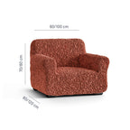 Algodon Organico - Funda Sillon Terracota