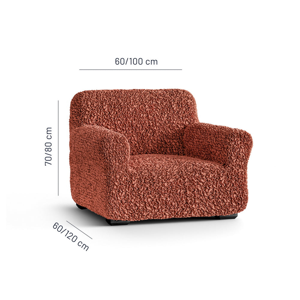 Algodon Organico - Funda Sillon Terracota