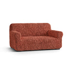 Algodon Organico - Funda Sofa 2 cuerpos Terracota