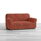 Algodon Organico - Funda Sofa 2 cuerpos Terracota