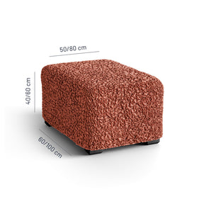 Algodon Organico - Funda Ottomana Terracota