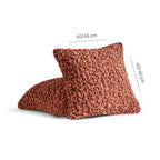 Algodon Organico - 2 Fundas Cojines Terracota