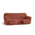 Algodon Organico - Funda Berger 3 cuerpos Terracota