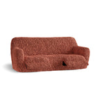 Algodon Organico - Funda Berger 3 cuerpos Terracota