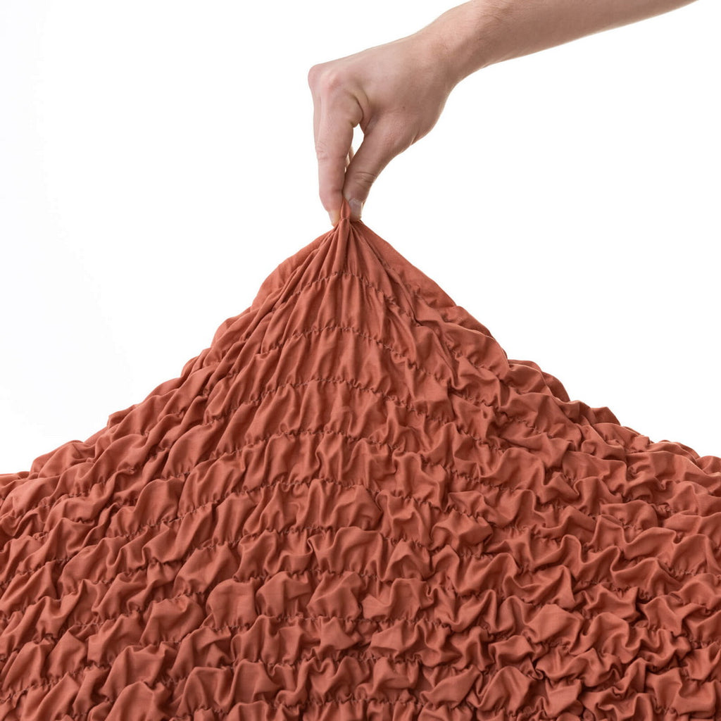 Algodon Organico - Funda Futon Terracota