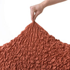 Algodon Organico - Funda Sofa L Izquierdo Terracota