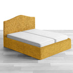 Algodon Organico - Funda Cama 2 Plazas Mostaza