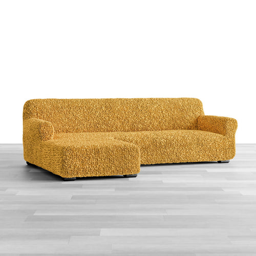 Algodon Organico - Funda Sofa L Izquierdo Mostaza