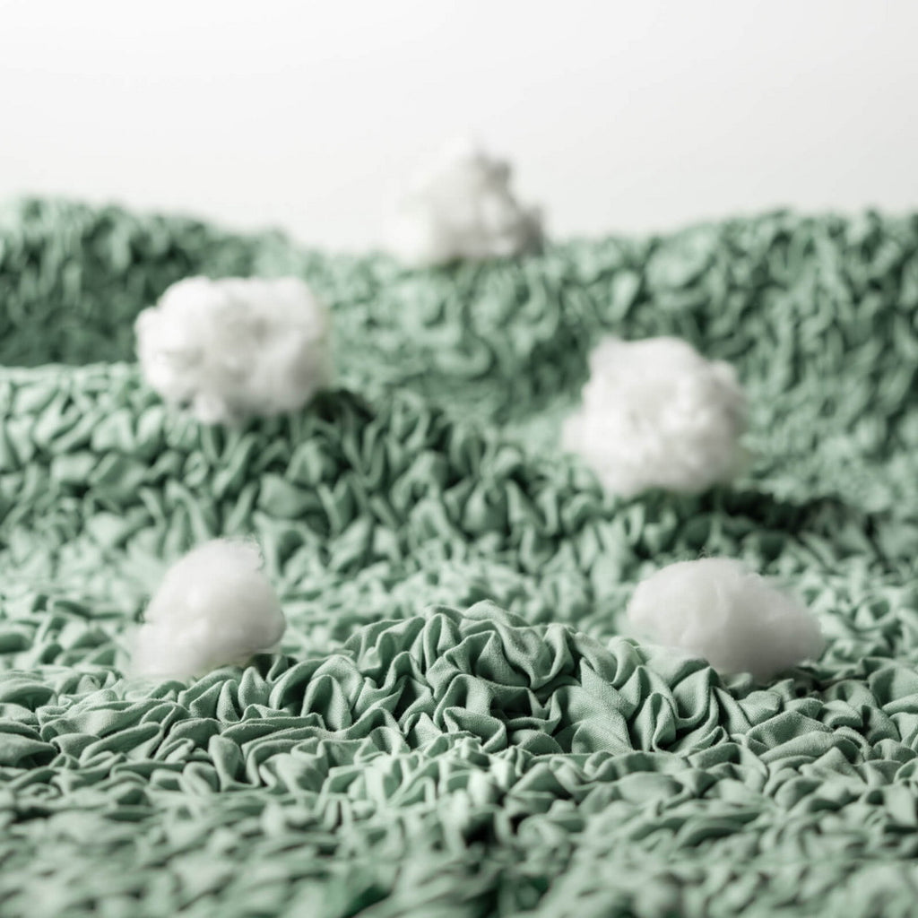 Algodon Organico - Funda Sofa L Derecho Menta