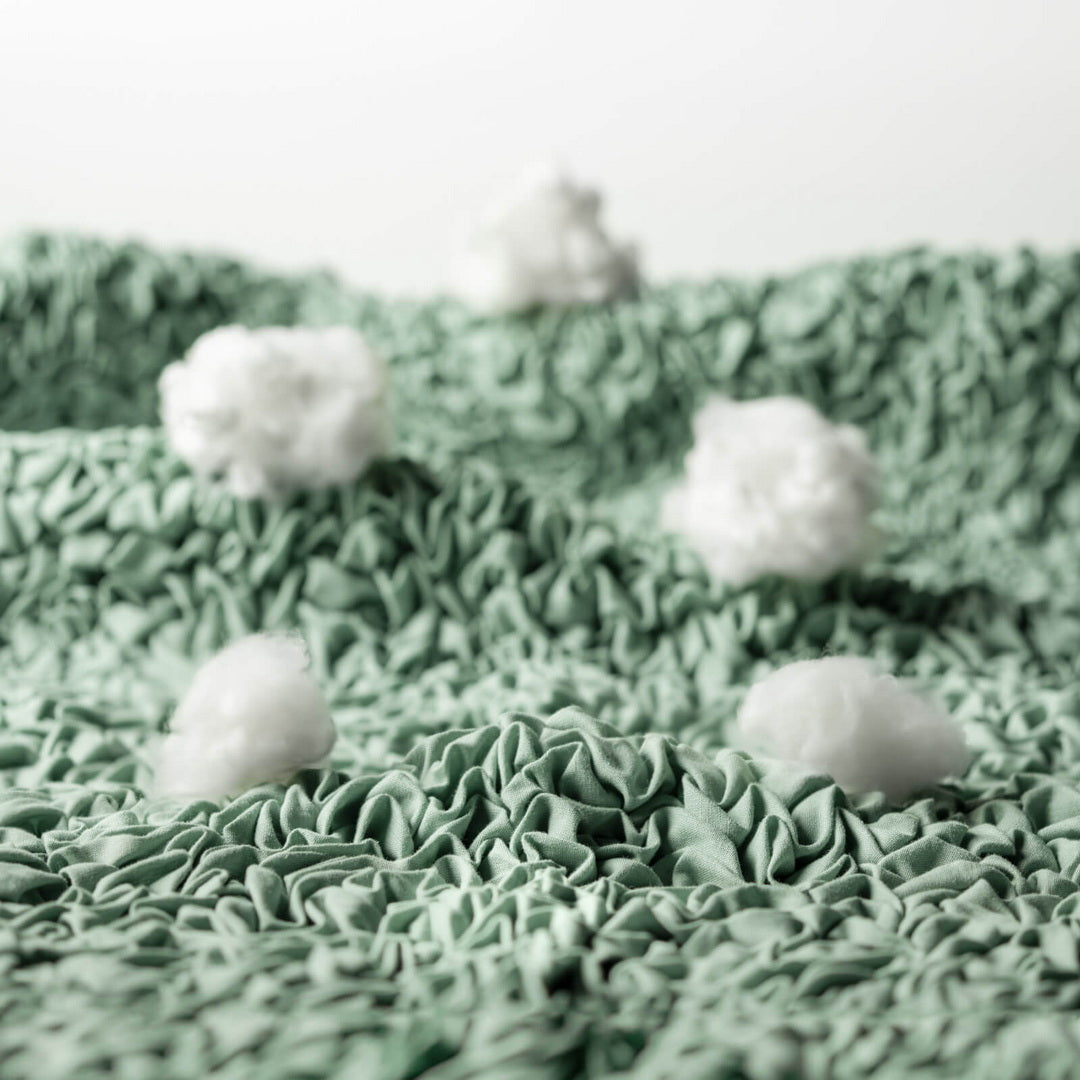 Algodon Organico - Funda Sofa L Izquierdo Menta