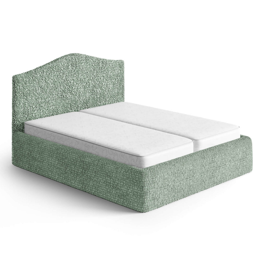 Algodon Organico - Funda Cama 2 Plazas Menta