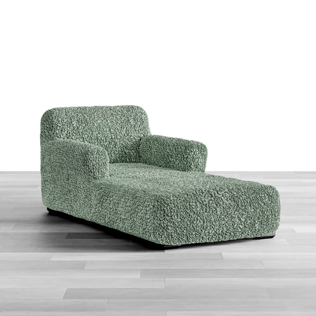 Algodon Organico - Funda Chaise Lounge Menta