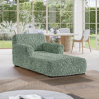 Algodon Organico - Funda Chaise Lounge Menta