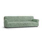 Algodon Organico - Funda Sofa 4 cuerpos Menta