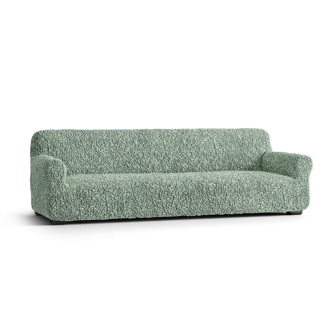 Algodon Organico - Funda Sofa 4 cuerpos Menta