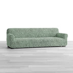 Algodon Organico - Funda Sofa 4 cuerpos Menta
