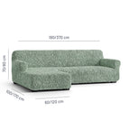 Algodon Organico - Funda Sofa L Izquierdo Menta