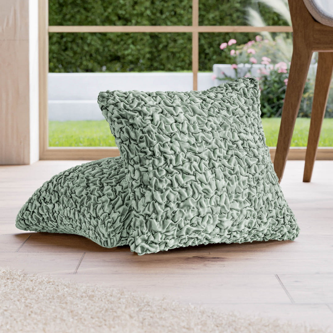 Algodon Organico - 2 Fundas Cojines Menta